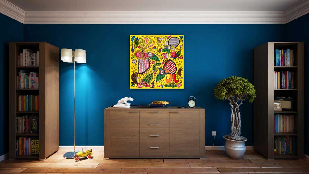 Murder of Crows canvas